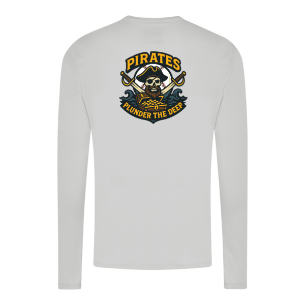 Men's Sustain L/S - Plunder the Deep - WHT BB Thumbnail